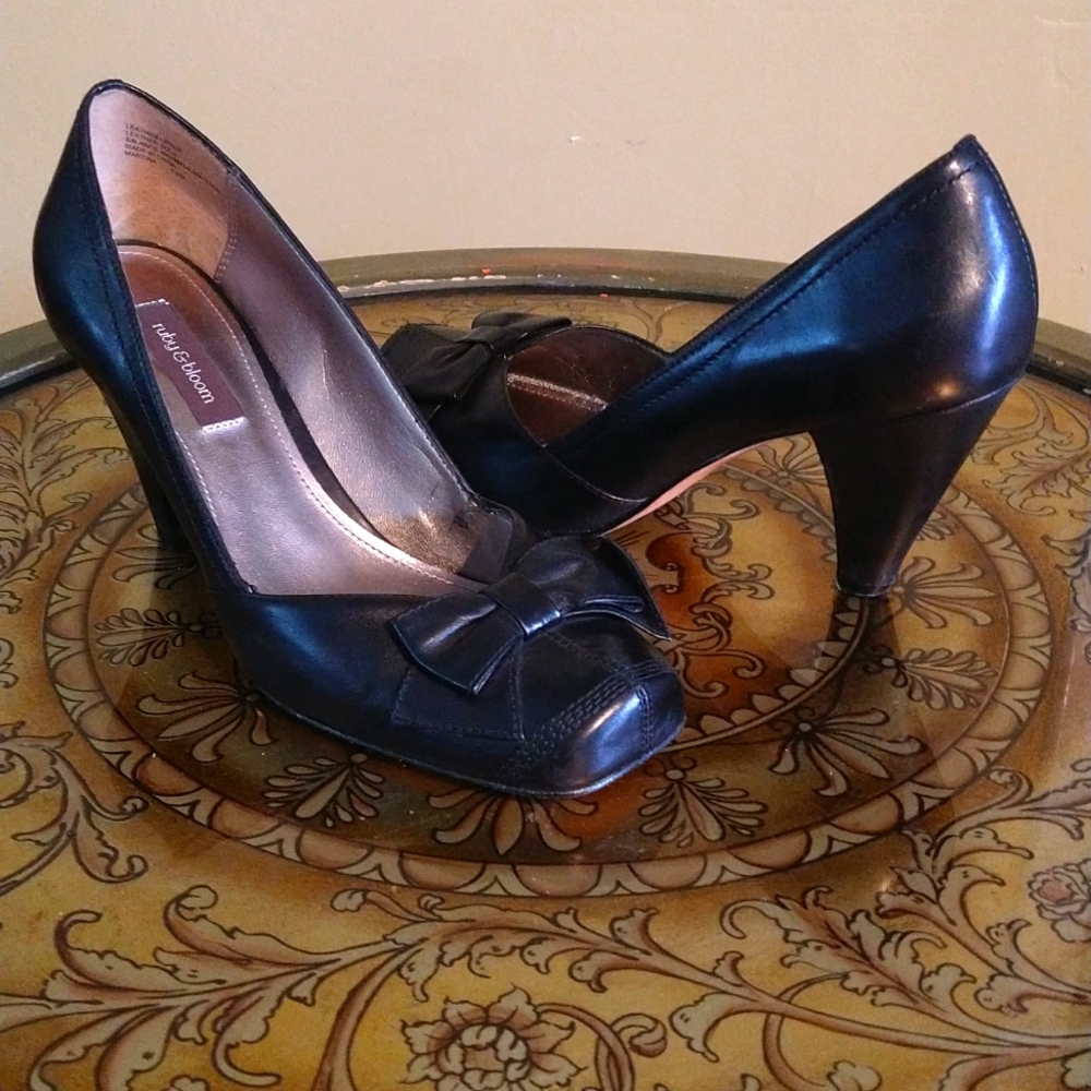 Rudy&bloom heals, size 7.5W, color black